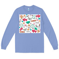 Colony Blue nurse Long Sleeve Tee - Zillion Design Studio