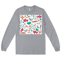 Heather Grey nurse Long Sleeve Tee - Zillion Design Studio