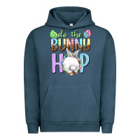 Pigment Midnight Navy Do the bunny hop Urban Hoodie - NancyCooperArtShop