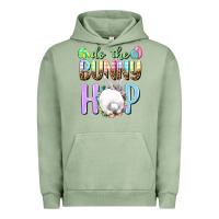 Pigment Oil Green Do the bunny hop Urban Hoodie - NancyCooperArtShop