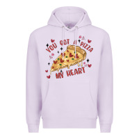 Lilac you got a pizza my heart Premium Hoodie - MaliasSmallBusiness