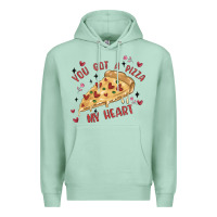 Seafoam you got a pizza my heart Premium Hoodie - MaliasSmallBusiness