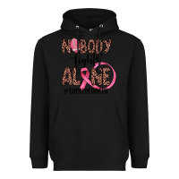 Black nobody fights alone #tacklecancer Heavyweight Hoodie - JahusDesignShop