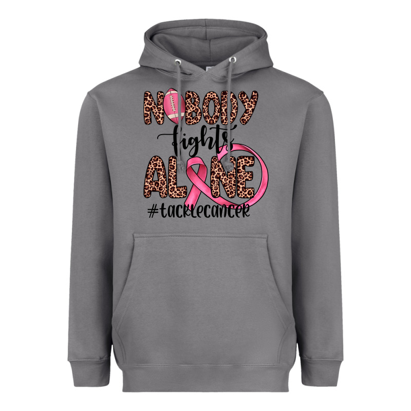Nobody Fights Alone #tacklecancer Heavyweight Hoodie by JahusDesignShop | Teevron
