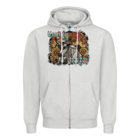 Dove Grey howdy heifer Zipper Hoodie - SublimationCraftShop