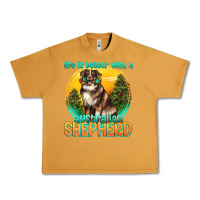 Peanut Butter life is better with a australian shepherd Urban Heavy Tee - texasbilliewilder