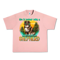 Salmon life is better with a australian shepherd Urban Heavy Tee - texasbilliewilder