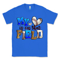 True Royal my heart is on that field baseball Classic Tee - Zillion Design Studio