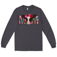 Smoke mom with cow mothers day Long Sleeve Tee - texasbilliewilder