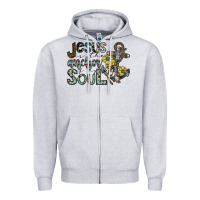 Jesus Is The Anchor Of My Soul Zipper Hoodie | Teevron