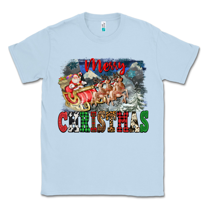 Merry Christmas Santa Sleigh Classic Tee by FaDigitalArtStudio | Teevron