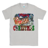 Moon Dust Merry Christmas Santa Sleigh Classic Tee - FaDigitalArtStudio