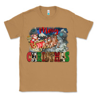 Toasted Coconut Merry Christmas Santa Sleigh Classic Tee - FaDigitalArtStudio