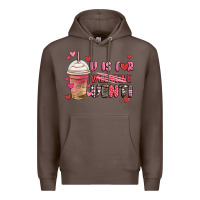 Coffee v is for valentine venti coffee cup Premium Hoodie - MaliasSmallBusiness
