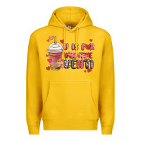 Lemon v is for valentine venti coffee cup Premium Hoodie - MaliasSmallBusiness