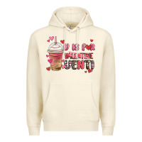 Sandshell v is for valentine venti coffee cup Premium Hoodie - MaliasSmallBusiness