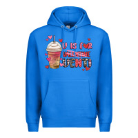V Is For Valentine Venti Coffee Cup Premium Hoodie | Teevron