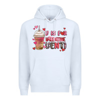 White v is for valentine venti coffee cup Premium Hoodie - MaliasSmallBusiness