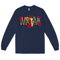 Navy mom with horse mothers day Long Sleeve Tee - texasbilliewilder