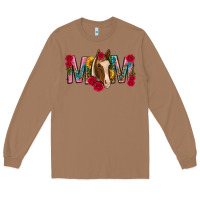 Toasted Coconut mom with horse mothers day Long Sleeve Tee - texasbilliewilder