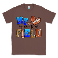 Chestnut my heart is on that field american football Classic Tee - Zillion Design Studio