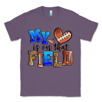 Lavender my heart is on that field american football Classic Tee - Zillion Design Studio