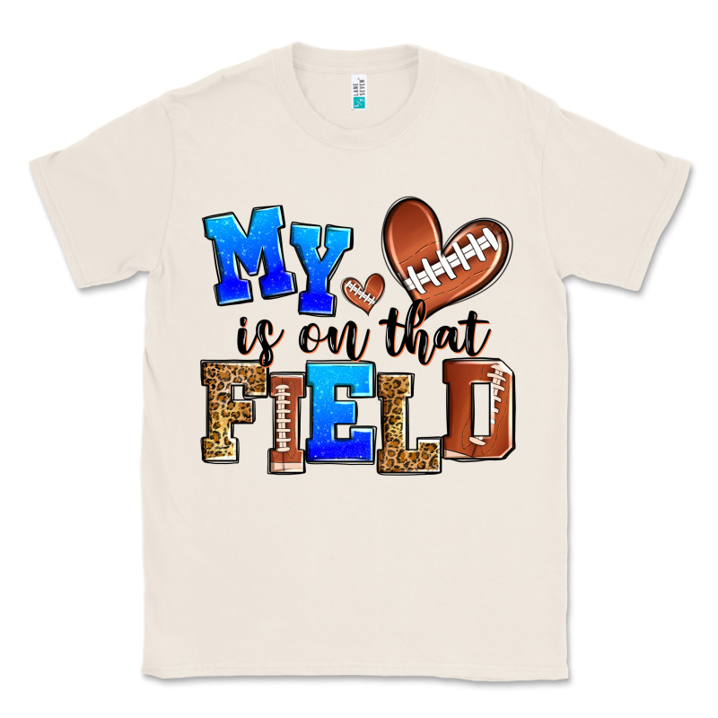 My Heart Is On That Field American Football Classic Tee by Zillion Design Studio | Teevron