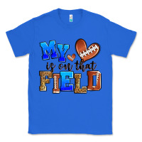 True Royal my heart is on that field american football Classic Tee - Zillion Design Studio