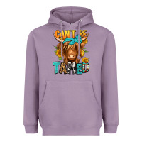 Lavender can't be tamed longhaired cow Heavyweight Hoodie - Jasminsmagicworld