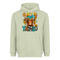 Matcha can't be tamed longhaired cow Heavyweight Hoodie - Jasminsmagicworld