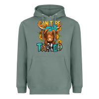 Sage can't be tamed longhaired cow Heavyweight Hoodie - Jasminsmagicworld