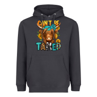 Smoke can't be tamed longhaired cow Heavyweight Hoodie - Jasminsmagicworld