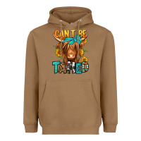 Toasted Coconut can't be tamed longhaired cow Heavyweight Hoodie - Jasminsmagicworld