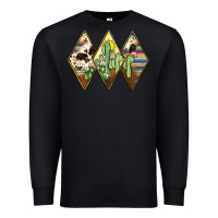 Black cactus serape cowhide Premium Sweatshirt - JahusDesignShop