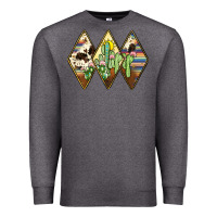 Charcoal Heather cactus serape cowhide Premium Sweatshirt - JahusDesignShop