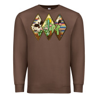 Chestnut cactus serape cowhide Premium Sweatshirt - JahusDesignShop