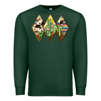 Sports Green cactus serape cowhide Premium Sweatshirt - JahusDesignShop