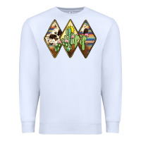 White cactus serape cowhide Premium Sweatshirt - JahusDesignShop