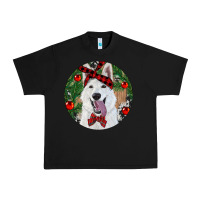 Christmas White Shepherd With Cowhide Urban Heavy Tee | Teevron