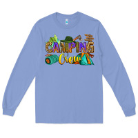 Colony Blue camping crew Long Sleeve Tee - Zillion Design Studio