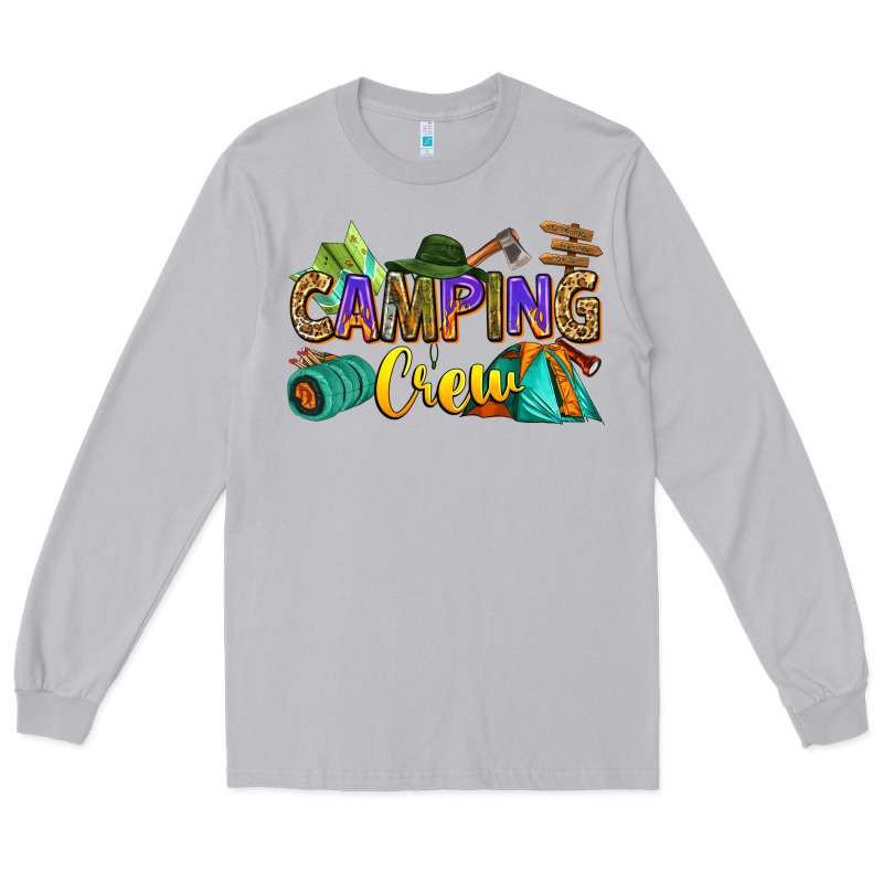 Camping Crew Long Sleeve Tee by Zillion Design Studio | Teevron