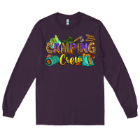 Plum camping crew Long Sleeve Tee - Zillion Design Studio