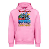 Fuchsia Pink thr north pole polar express admit one round trip Urban Hoodie - MaliasSmallBusiness