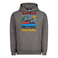 Pigment Tornado thr north pole polar express admit one round trip Urban Hoodie - MaliasSmallBusiness