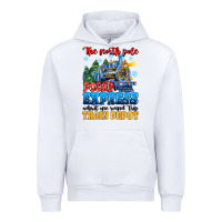 White thr north pole polar express admit one round trip Urban Hoodie - MaliasSmallBusiness