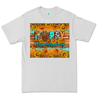 Dove Grey Happy Thanksgiving Premium Tee - Artiststas
