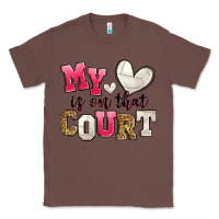 Chestnut my heart is on that court volleyball Classic Tee - Zillion Design Studio