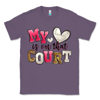 Lavender my heart is on that court volleyball Classic Tee - Zillion Design Studio