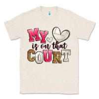 My Heart Is On That Court Volleyball Classic Tee | Teevron