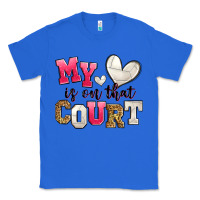 True Royal my heart is on that court volleyball Classic Tee - Zillion Design Studio